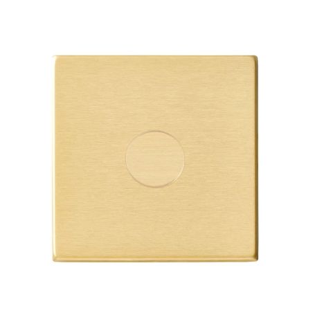 Single LED Dimmer Switch Satin Brass 100W+