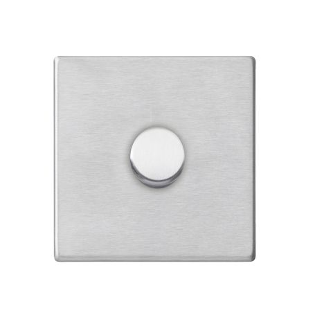 Single LED Dimmer Switch Satin Stainless Steel