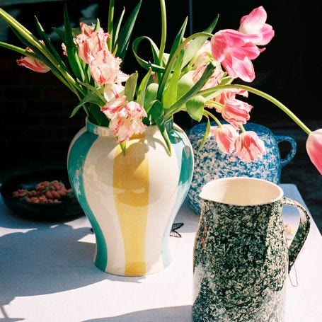 Sobremesa Stripe Vase