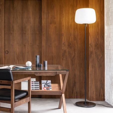 Soft Floor Lamp White Large