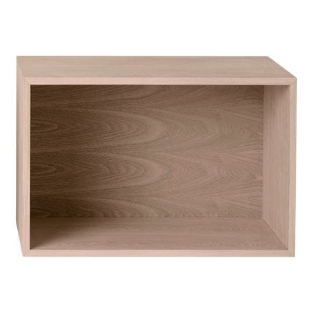 Stacked Storage System Module in Oak Large Backboard