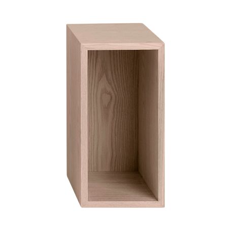 Stacked Storage System Module in Oak Small Backboard
