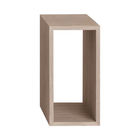 Stacked Storage System Module in Oak Small Open