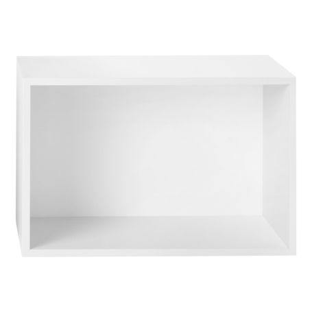 Stacked Storage System Module in White Large Backboard