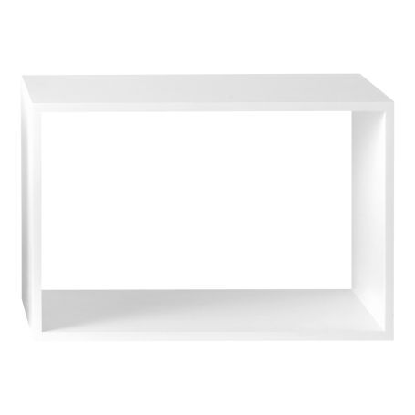 Stacked Storage System Module in White Large Open