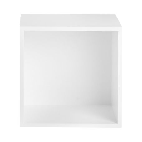 Stacked Storage System Module in White Medium Backboard
