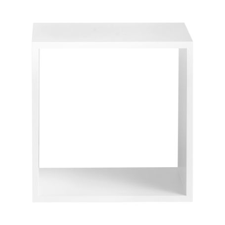 Stacked Storage System Module in White Medium Open