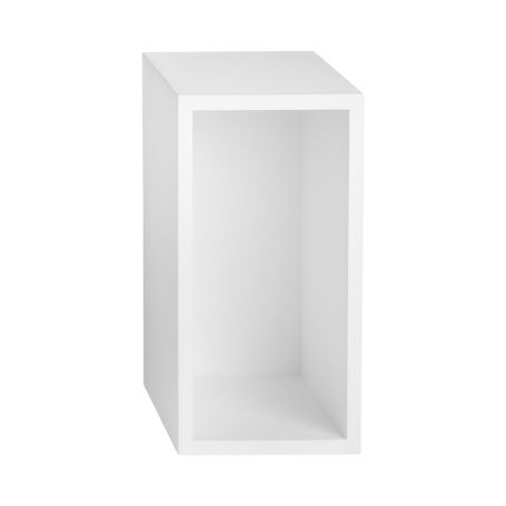 Stacked Storage System Module in White Small Backboard