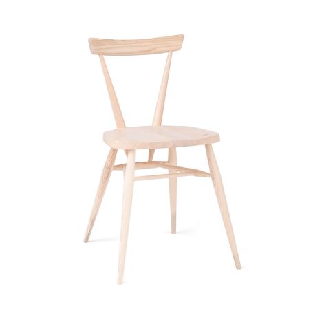 Originals Stacking Chair in Clear Matt - Front View