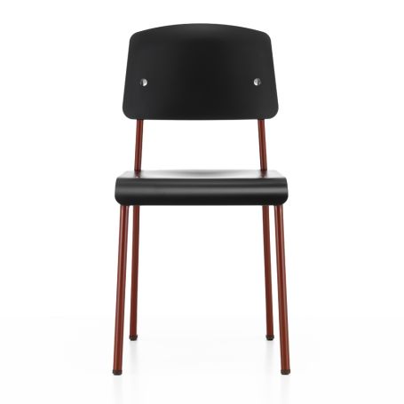 Standard SP Chair, with Deep Black seat and Japanese Red legs.