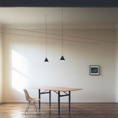 String Light Cone Touch Dim