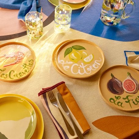 Citron Plate Yellow