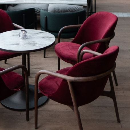 Neva Lounge Chair Trimmed