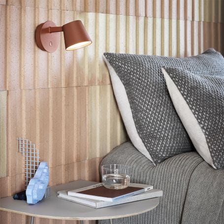 Tip LED Wall Light Copper Brown