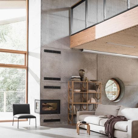 Tondo Armchair Elmotique Black Leather