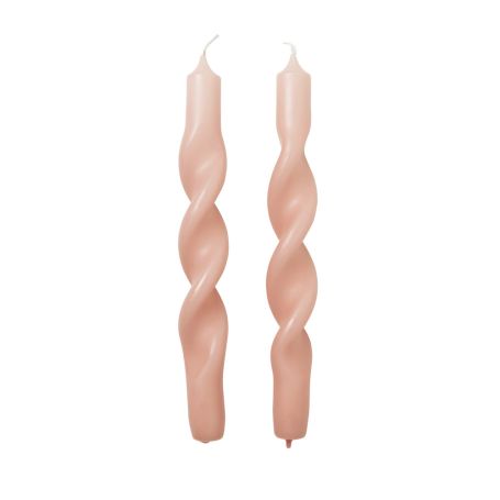 Twist Candles Set of 2