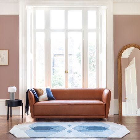 Reflect Rug Dark Blue