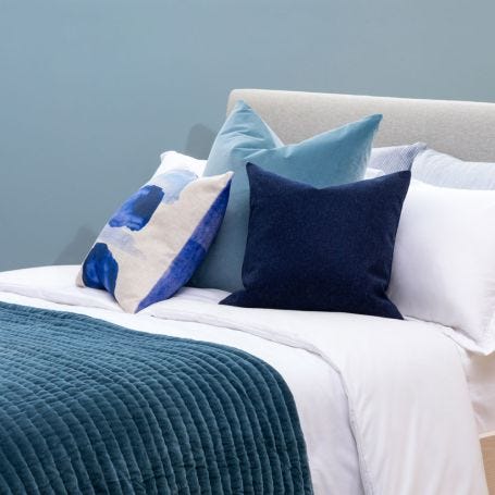 Islington Wool Cushion Navy