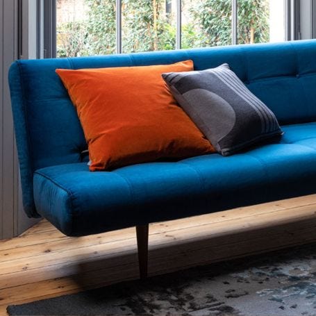 Velvet Cushion Ochre