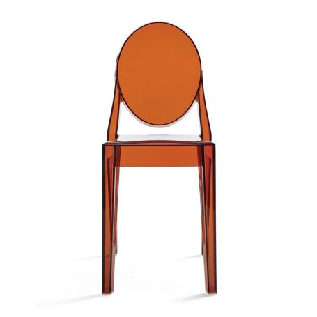 Victoria Ghost Chair - Amber *Min 2 chairs