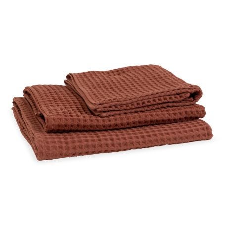 Waffle Towel Red Clay