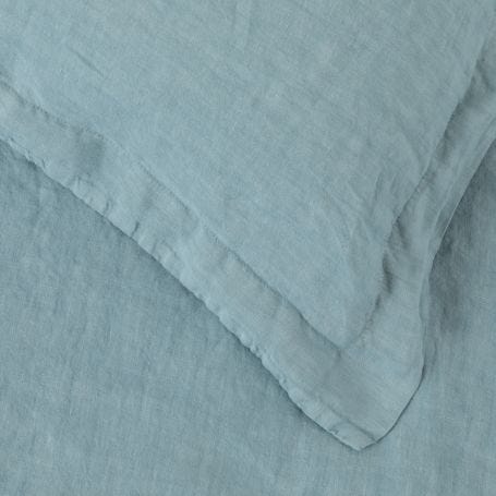 Washed Linen Slate Blue Bed Linen