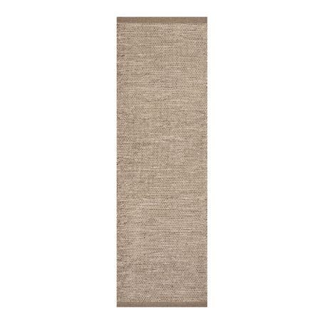 Asko Runner Rug Light Grey & Natural