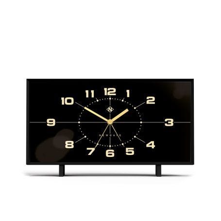 Wideboy Clock Black