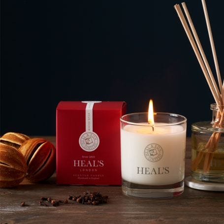 Winter Spice Scented Glass Candle