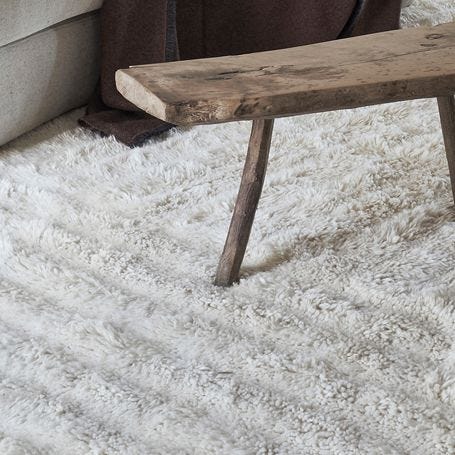 Dunes Washable Rug Sheep White 170 x 240cm