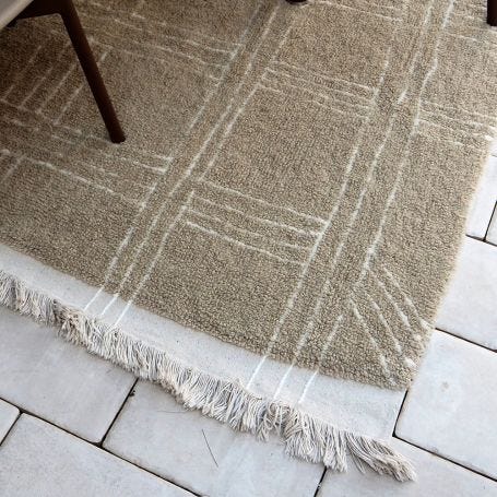 Shuka Washable Rug Sandstone