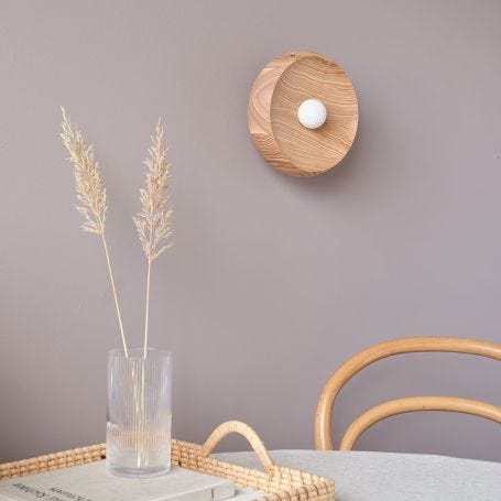 Woody Wall Light Ash