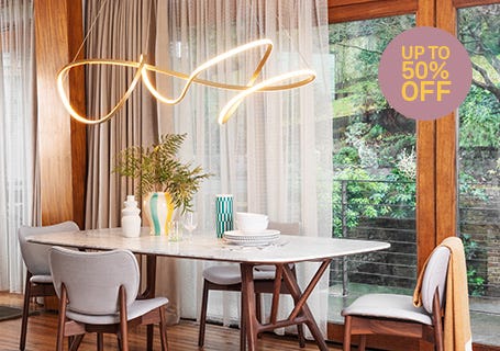 Up to 50% off Heal's lighting