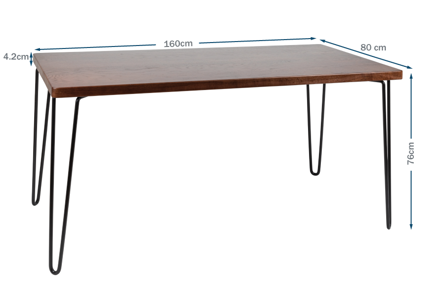 Brunel Dining Table Dark Wood Brunel Dining Table Dark Wood