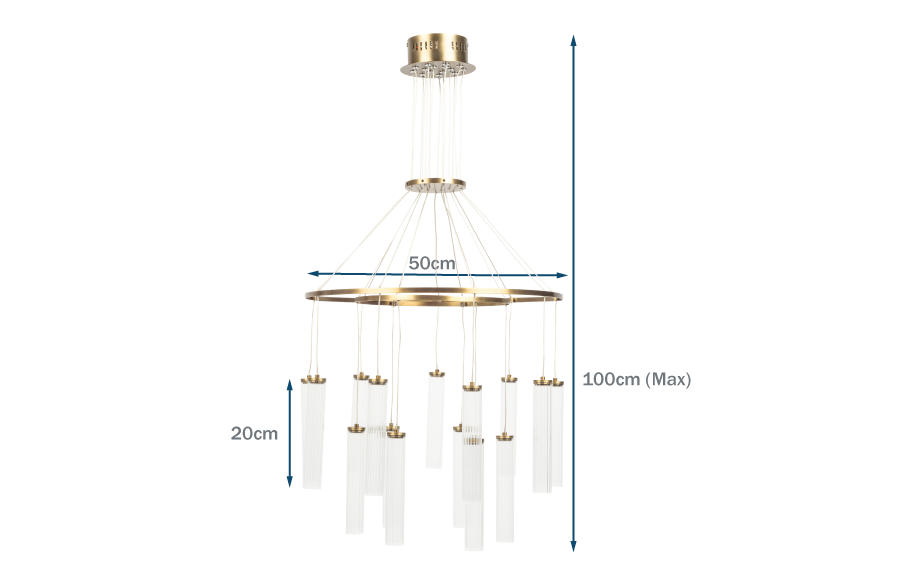 Chicago LED Chandelier 15 Light