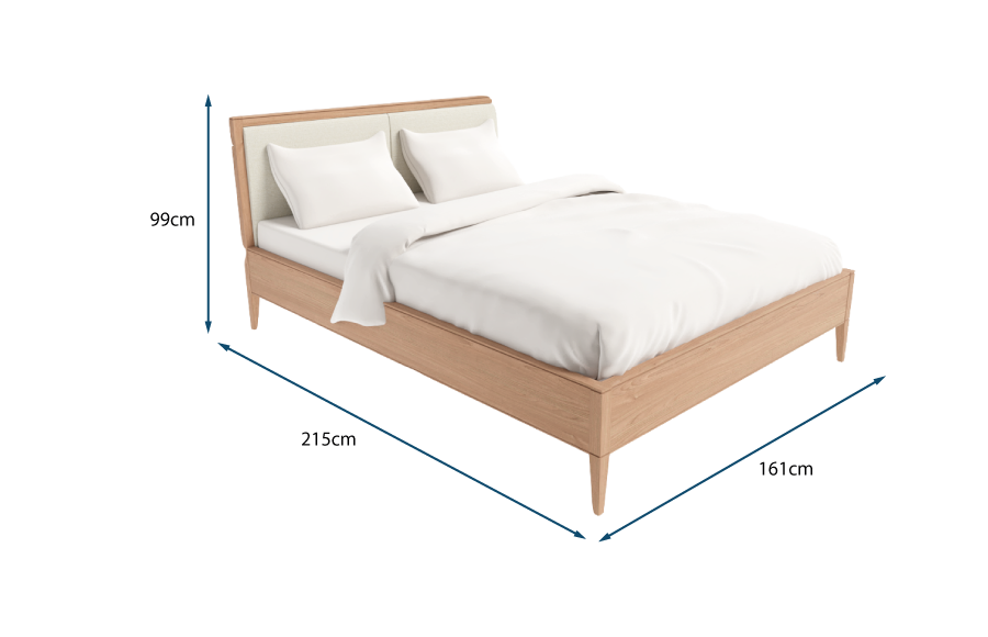 Lars Bed King Cashmere Lars Bed King Cashmere