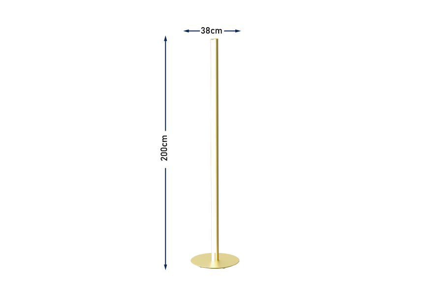 Coordinates F Floor Lamp Champagne