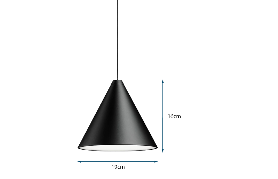 String Light Cone Touch Dim
