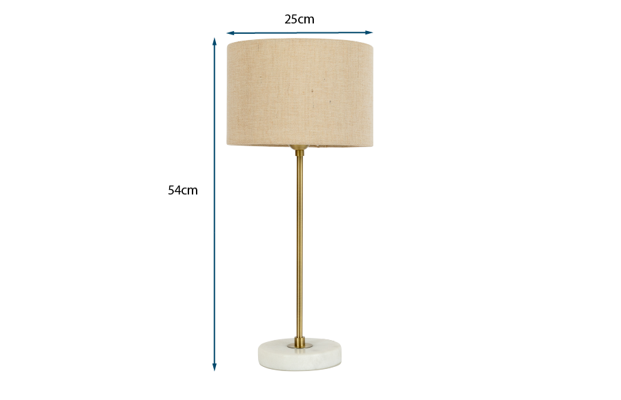 Simple Table Lamp White Marble Simple Table Lamp White Marble