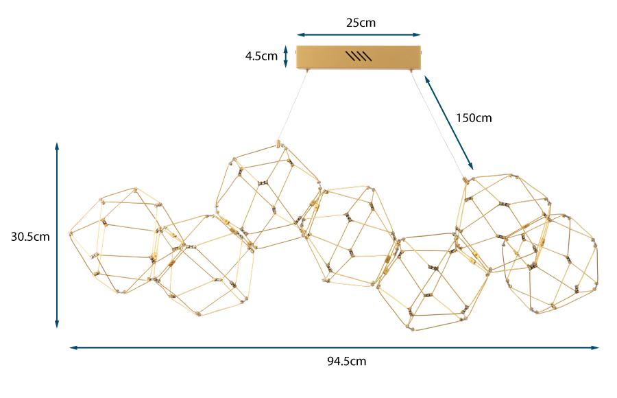 Supernova LED Long Pendant Light Supernova LED Long Pendant Light