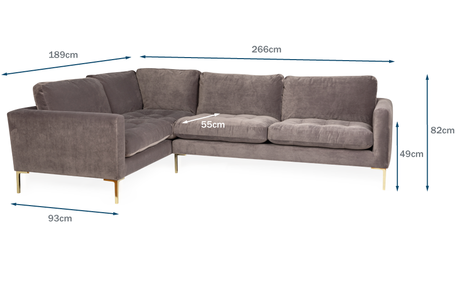 L shaped couch left facing deals
