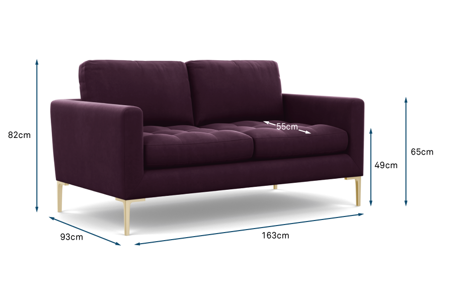 Eton 2 Seater Sofa Technical