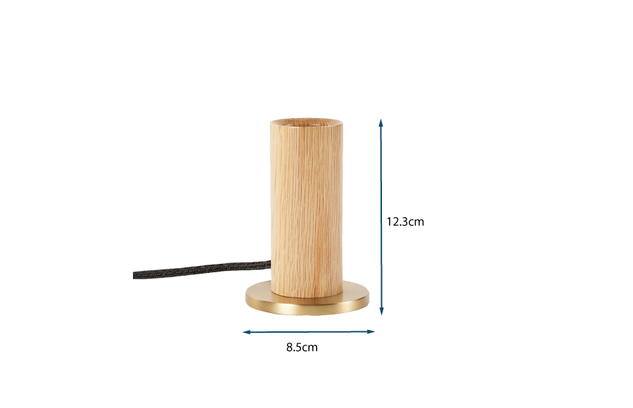 Knuckle Table Lamp Oak