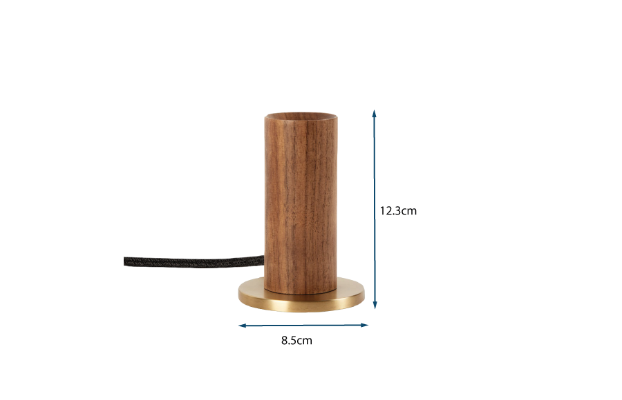 Knuckle Table Lamp Walnut