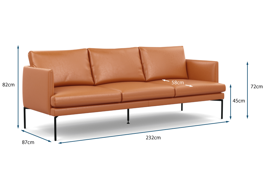 Matera 4 Seater Sofa Technical