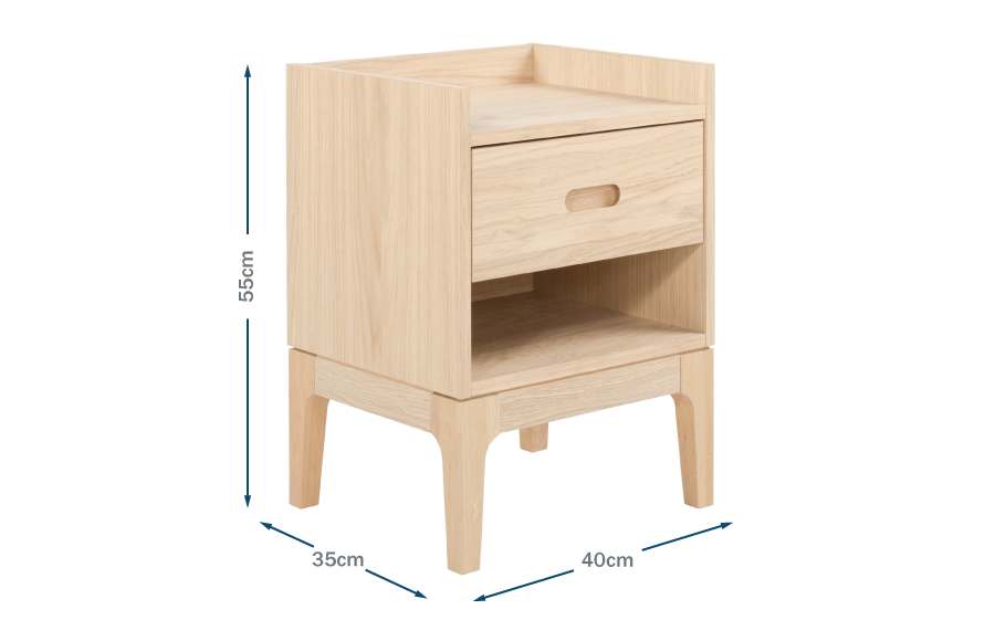 Morten Bedside Table Technical