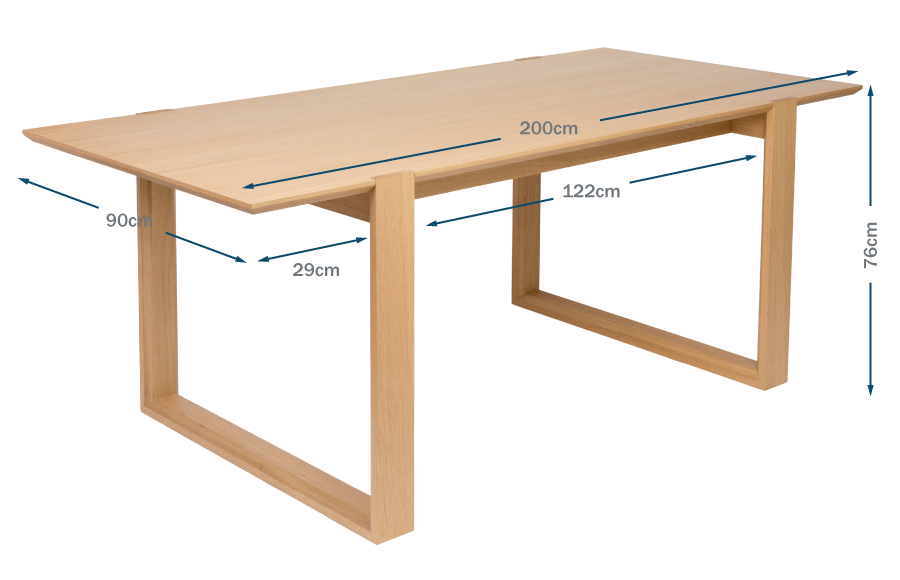 Milton Dining Table Technical