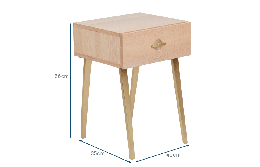 Crawford Bedside Table Crawford Bedside Table