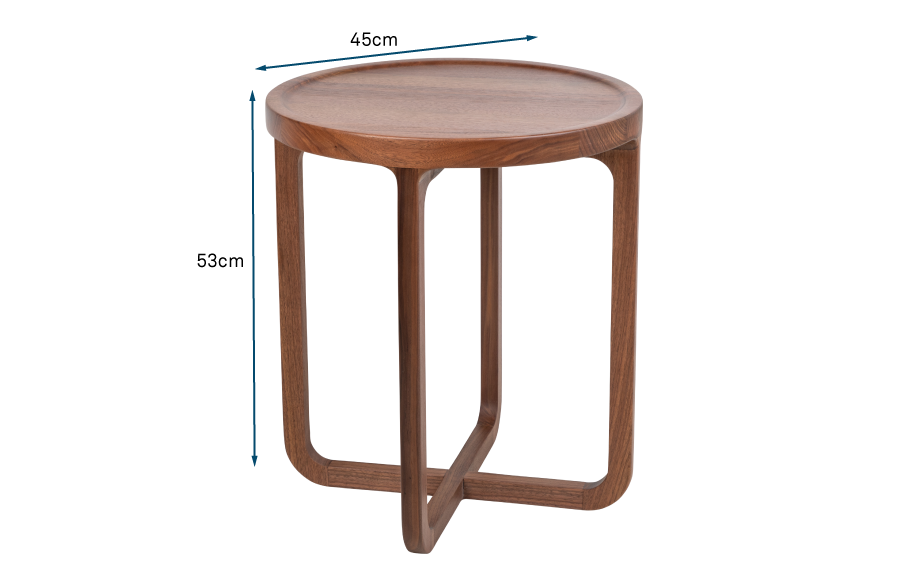Anais Side Table Walnut Anais Side Table Walnut
