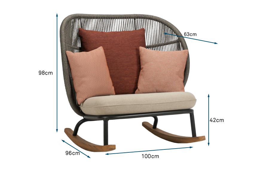 Kodo Outdoor Day Bed Almond Kodo Outdoor Day Bed Almond